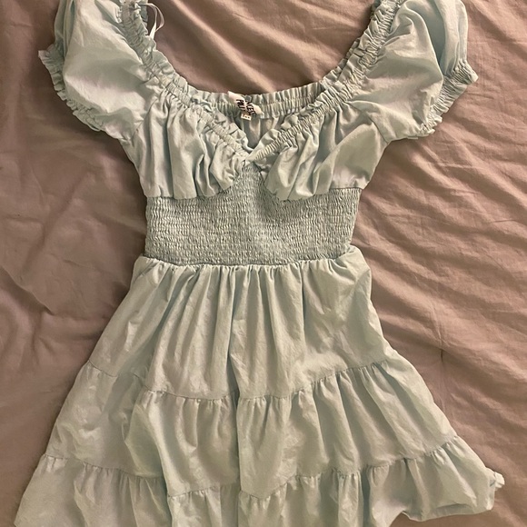 Princess Polly Daniela Mini Dress Blue (size 2) - Picture 2 of 3